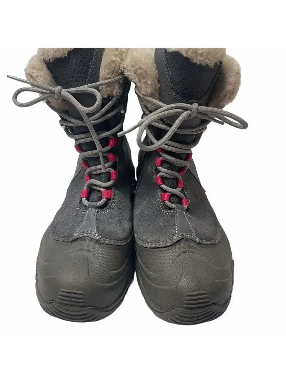 Columbia Women Teen Youth Omni-heat BY1291‑022 Winter Boots Size 7 - Gray